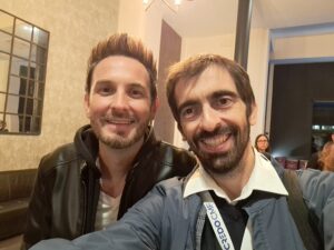 con Francesco Lorenzi ("The Sun")